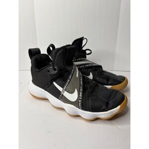 Nike React Hyperset Black White Gum Kids Volleyball Shoes CI2955-010 Size 5.5Y